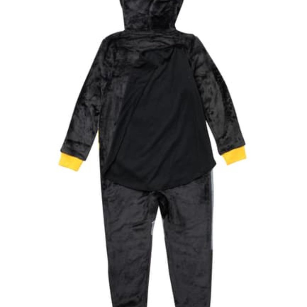 Komar Batman Hooded Cape Back Pajama Jumpsuit - Picture 2 of 2